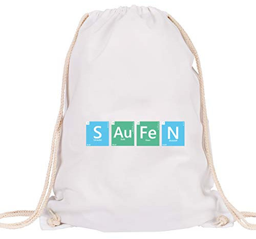 JUNIWORDS Turnbeutel - Wähle eine Farbe - SAuFeN - Farbe: Weiß