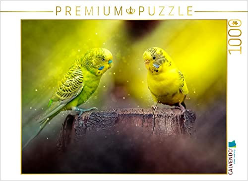CALVENDO Puzzle EIN Motiv aus dem Kalender Wunderschöner Wellensittich 1000 Teile Puzzle quer | Lege-Größe cm Foto-Puzzle für glückliche Stunden