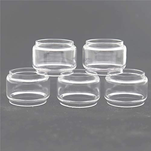 Qingtian-ceg 5pcs 9ml Erweiterte Rohr Fat Convex Ersatzblase Tubes for SMOK TFV16 Tank (Frei von Tabak und Nikotin) (Farbe : Klar)