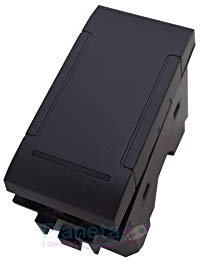 Frutti Nero Antracite Compatibili con supporti 3 4 7 moduli Bticino Living Light LN4703 / Living Air LN4703C / Living International L4703 Presa Bivalente Shuko Interruttori Dimmer (Deviatore)