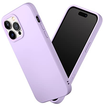 RhinoShield Case kompatibel mit [iPhone 14 Pro Max] | SolidSuit - Stoßdämpfende & schlanke Schutzhülle mit Premium Finish - 3.5 Meter Fallschutz - Violett