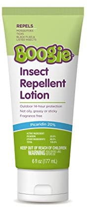 Boogie Insect Repellent Lotion for Mosquitoes, Ticks & Flies - 6 fl oz