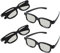 IGUATU 4 x 3D-Brille für LG Cinema 3D-Fernseher