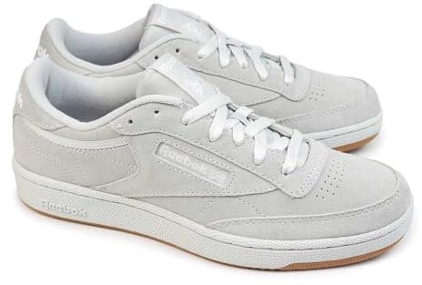 Reebok Unisex Adult Club C 85 PUGRY2/FTWWHT/RBKLE3 6.5 White