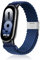 Niboow Intrecciato Cinturino per Xiaomi Smart Band 10/9 / 8, Uomini Donne Sportiva Elastica Nylon Watch Band Cinturino per Xiaomi Mi Band 10/9 / 8 - Blu