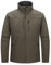 33,000ft Herren Softshelljacke Wasserabweisende Übergangsjacke Warmes Fleece Gefüttert Outdoorjacke Funktionsjacke Leichte Wanderjacke mit Stehkragen Olivgrün L
