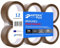 Pantera Pack 12 Rollen Packband Braun Rollen 48mm x 66m | Verpackungsbänder für Pakete, Kisten, Versand | Klebeband für Pakete & Paketklebeband Braun | Geräuscharmes Paketklebeband | Umzugsbedarf