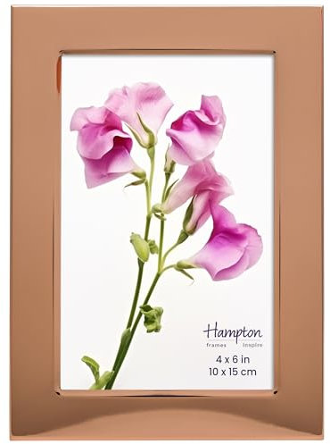 Inspire By Hampton COBURN 4x6 (10x15cm) Copper Picture Photo Frame Glass