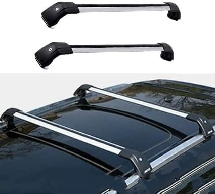 ZHANGX für VW Tiguan Allspace 2017-2022 DachträGer RelingträGer,Dachgepäckträger-Alu Relingträger 2 Stücke