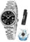 Taxau Damenuhr Uhr Edelstahlarmband Schwarzes Zifferblatt Damen Armbanduhr Mit Datumsanzeige Luxuriös Damenuhren Lässig Geschäftlich Damen Uhren Wasserdichtes Quarzwerk Women Watch