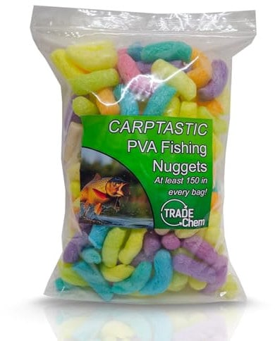 Trade Chemicals Carptastic PVA Fishing Nuggets Biodegradable Carp Attractors Over 150 Pieces