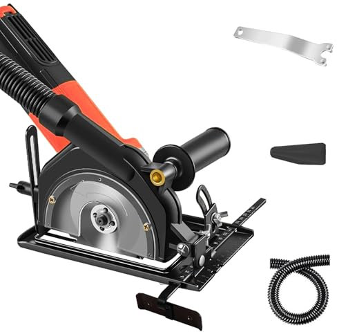 Winkelschleifer Halterung, Trennständer für Winkelschleifer Einstellbarer Winkel 0-45°, Schnitttiefe 0~40mm Winkelschleifer Ständer Führungsschlitten Feste Universalhalterung 100-125mm