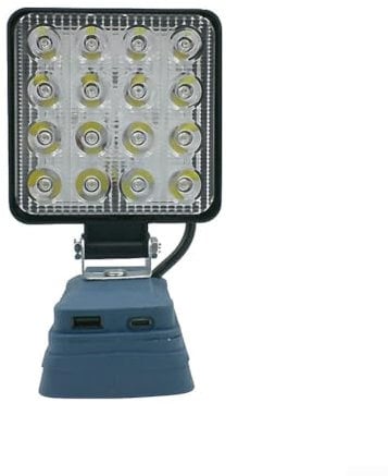 Zoegneer Effiziente elektrische Taschenlampe mit Powerbank für Bosch Li Ionen Akkubeleuchtung (B)