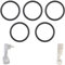 Snapworld-Kaffee Lot de 5 joints toriques pour Aarke Carbonator II, 3 et Pro, étanchéité entre cylindre à gaz C02 et machine à gazéifier
