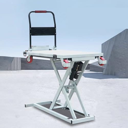 YXZQLOZ Carrello elevatore Idraulico con Carrello elevatore Pieghevole Piattaforma elevatrice montata su Veicolo per Un carico e Uno Scarico