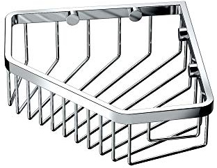 Gatco 1499 8-1/2-Inch Shower or Tub Corner Basket, Chrome
