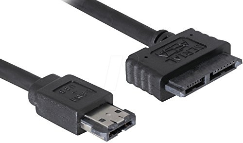 DeLOCK Kabel eSATAp > Slimline SATA13 Pin 1,0 m