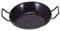 GARCIMA 5020005 Sartén Doble Honda con Asas Esmaltada 22 cm, Metal, Negro