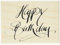 Rayher Stempel Holz Happy Birthday, 6 x 8 cm, Holzstempel Geburtstag, zum Gestalten von Karten, Umschlägen, Geschenken, Butterer Stempel, 28479000, Beige