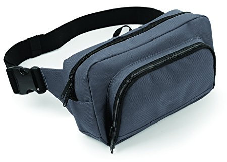 BagBase Unisex Bg053grap Bg053 Organizer-Hüfttasche, Graphitgrau