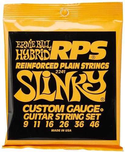Ernie Ball, Hybrid Slinky RPS Nickel Wound, Corde per chitarra elettrica, diametro 9-46