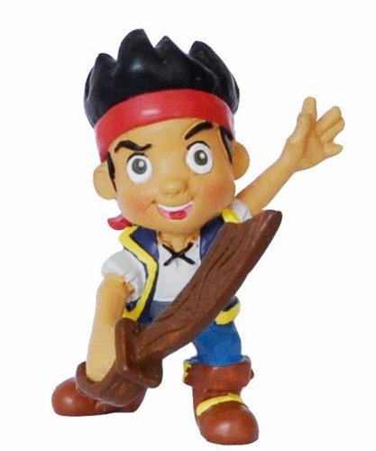 Bullyland 12891 - Spielfigur, Walt Disney Jake und die Nimmerland Piraten, Jake mit Schwert, ca. 6 cm