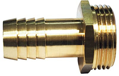 Boutté EM61 mâle Embout laiton cannelé M.40x49 Tuyau ø40