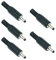 Switch Electronics 1.3mm x 3.5mm DC Male Power Plug Jack Connector Laptop (Pack of 5)