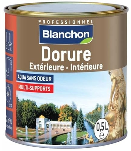 Dorure extérieure intérieure - or riche - 0,5 litre - Blanchon