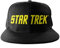 Star Trek Officially Licensed Merchandise Logo Adjustable Size Snapback Cap (Black)