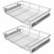 vidaXL 2X Einbauschublade Teleskopschublade Korbauszug Küchenschrank 80 cm