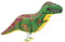 Folien-Luftballon Laufendes Haustier T-Rex - 89 cm