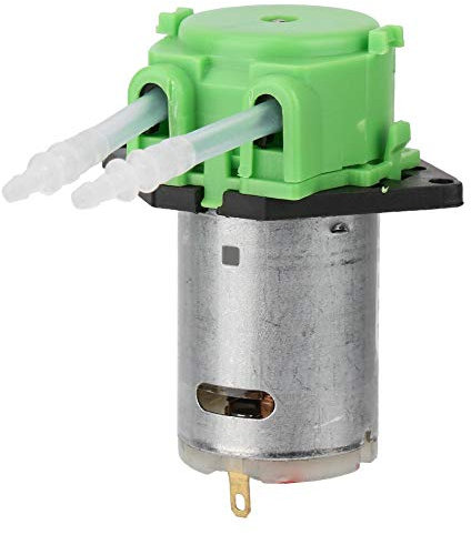 Pompe Péristaltique, 12V Pompe Doseuse Tête de Tube Péristaltique Bricolage Pour l'Analyse Chimique de Laboratoire d'Aquarium(vert 2 * 4)