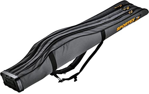 Sportex Rutentasche SuperSafe 150 cm/3 Fächer Grau