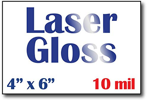 Hochglanz-Fotopapier für Laserdrucker, 10,2 x 15,2 cm, 100 Blatt