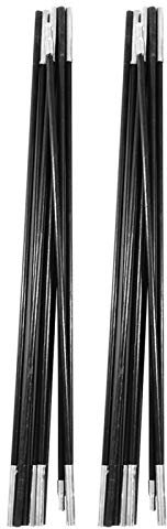 Ersatz für Zeltstangen, tragbare 4,9 m Fiberglas Camping Zeltstange im Freien 9 Segmente Zeltstützstangen Markisenrahmen-Kit Lagerzelt und Accessoires