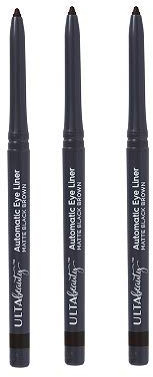 Ulta Beauty 3 x Automatic Eyeliner Matte Black Brown, Größe 0,3 oz.