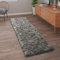 Paco Home Kunstfell Fellteppich Imitat Teppich Hochflor Sitzkissen Herzform Rund Fell Form, Grösse:80x150 cm, Farbe:Anthrazit