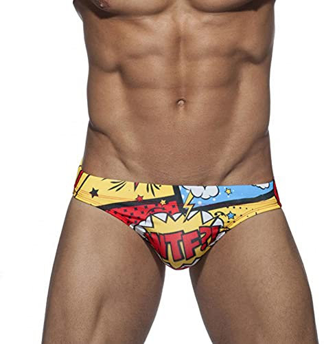LikeJump Bañador de Natación Hombre Briefs Traje de Baño Secado Rápido para Playa Piscina