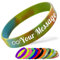Bracelet en Silicone Personnalisable Bracelet en Caoutchouc Femme Homme Enfant pour Les Événements Festival de Collecte de Fonds,160mm Longueur,Tie Dye