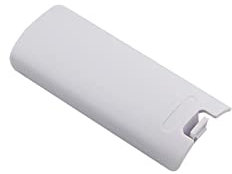 Batterie Ladedeckel Battery Cover kompatibel für Nintendo Wii remote controller, Farbe:Weiss