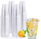 Sabco - 50pcs 12oz Clear Plastic Smoothie Cups - Ideal for Milkshake, Frappe, Juice, Smoothie, Boba, Iced Tea, Coffee, Beer, Drink, Slush - Perfect for Takeaway & Restaurants