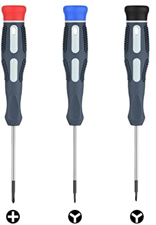 Triwing Screwdriver Set for Nintendo Switch, Professional Nintendo Switch Screwdriver Repair Kit, Y Shaped Tip & Cross Shaped Wing Magnetic Screwdrivers Compatible with NS Switch Controls
