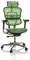 hjh OFFICE Bürostuhl ergonomisch ERGOHUMAN GEN2 Originales Design, 24h Einsatz Bürosessel mit Flexibler Lordosenstütze, Netz Grün