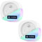 Meross Prise Connectée Matter (FR), 16A Prise WiFi Compatible avec Apple Home, Alexa et Google Home, 2 Prises avec Mesure d'Énergie pour Panneau Solaire Photovoltaïque, Commande Vocale et à Distance