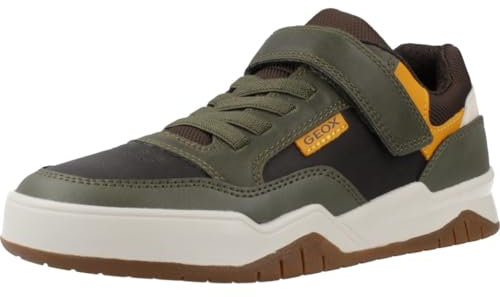 Geox Jungen J Perth Boy Sneaker, Grün, 38 EU