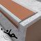 Forme En L Profilé De Protection D'angle Nez De Marche Antidérapeant Imperméable Nez De Marche Profil D’Angle Aluminium D'escalier-Protection Pour Bords D'escalier Extérieurs/Intérieurs (Color : Ligh