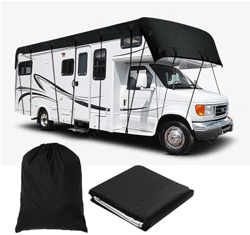 YWNYT Housse de toit imperméable pour camping-car, caravane, tissu Oxford 210D, respirant, protection contre le gel, protection UV (5 m x 3 m)