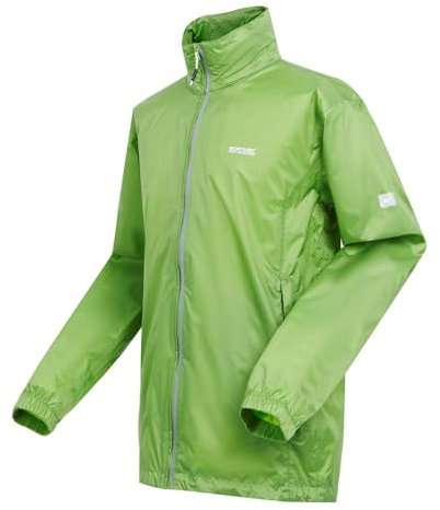 Regatta Mens Lyle IV Waterproof Breathable Packable Jacket Coat, Veste Imperméable Homme, Piquant Green(Citron Lime),