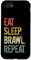 Eat Sleep Brawl Repeat Stars Lustiges Videospiel Hülle für iPhone SE (2020) / 7 / 8